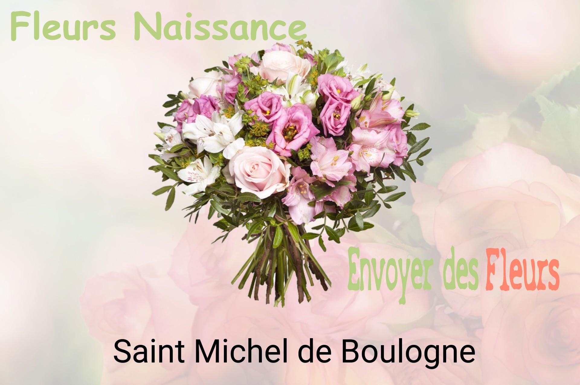 Bouquet de fleurs de naissance livré à Saint-Michel-de-Boulogne